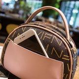 Retro Printed Messenger Bag for Women Spring and Summer