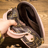 Retro Printed Messenger Bag for Women Spring and Summer