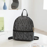 Yaoku Printed Backpack Cross-body Shoulder Bag Casual Shoulder Pu Bag