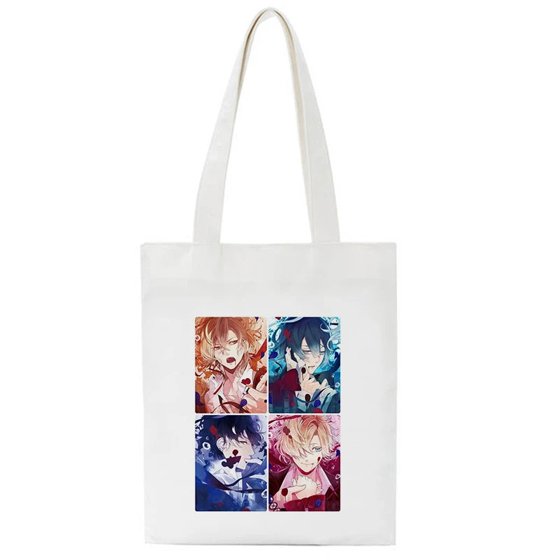 Yarichin Bitch Club Anime Tote Bag Harajuku Shoulder Canvas Handbag