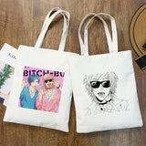 Yarichin Bitch Club Anime Tote Bag Harajuku Shoulder Canvas Handbag