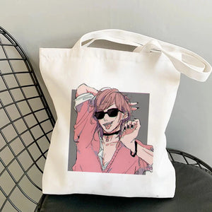Yarichin Bitch Club Anime Tote Bag Harajuku Shoulder Canvas Handbag