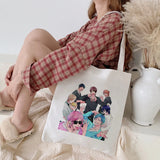 Yarichin Bitch Club Anime Tote Bag Harajuku Shoulder Canvas Handbag