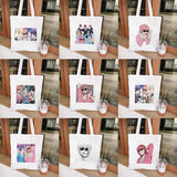 Yarichin Bitch Club Anime Tote Bag Harajuku Shoulder Canvas Handbag