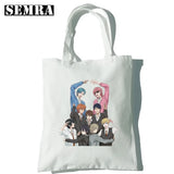 Vintage Anime Shoulder Bag Large Capacity Harajuku Women Japanese Hip Hop