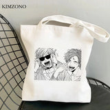Yarichin Club Canvas Shopping Bag Reusable Foldable Cotton Shopper