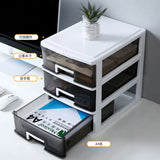 Yaxinya Storage Box Desktop Drawer Style Rack Transparent Classification Station