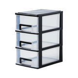 Yaxinya Storage Box Desktop Drawer Style Rack Transparent Classification Station