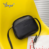 Ybyt Women Leather Shoulder Bag Solid Crossbody Bag