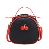 Ychee Pattern Contrast Cherry Small Backpack