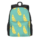 Yellow Lemon Slice Fruit Backpacks Men's & Women's