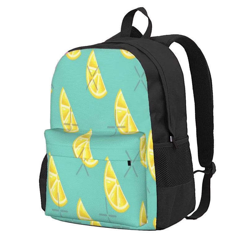 Yellow Lemon Slice Fruit Backpacks Men's & Women's