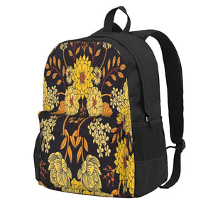 Yellow Orange & Navy 2 Backpacks Men's Backpacks Bags For Women