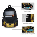 Yellow Orange & Navy 2 Backpacks Men's Backpacks Bags For Women