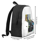 Yellow Sunglasses Backpacks Men's and Women's Summer Backpack