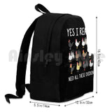 Funny Farming Outdoor Hiking Backpack Waterproof Camping Travel