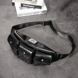 Yesetn Bag 040720 Men's Inclined Shoulder Bag Handbag Chest Waist Bag