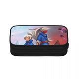 Anime Zipper Pen Bag Student School Stationery Child Gift