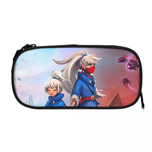 Anime Zipper Pen Bag Student School Stationery Child Gift