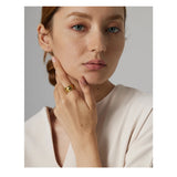 Stainless Steel Minimalist Round Ring 18K PVD Plated