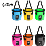 12L 20L Waterproof Water Bags Fishing Folding Bucket Portable