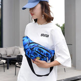 Camouflage Waist Bags Women High Capacity Fanny Pack Female Run Sports Belt Bag