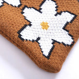 Women Knitting Shoulder Bag Reusable Shopping Tote Handbag