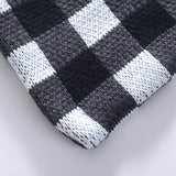 Lattice Woven Shoulder Bags Large Capacity Tote Winter Autumn Big Purses