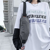 Nylon Chest Bag Messenger Pack All-match Sports Crossbody Bags