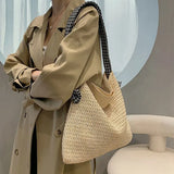 Boho Underarm Bag Knitted Woolen Totes Pack Small Purses
