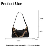 Retro PU Leather Shoulder Totes Underarm Bag
