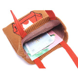 Japanese Knitting Rabbit Handbag Winter Woolen Tote Bag