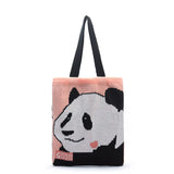 Cute Animal Shoulder Bag Cartoon Storage Tote Handbag