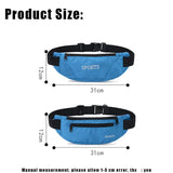 Canvas Phone Bag Fitness Waist Pack High Capacity