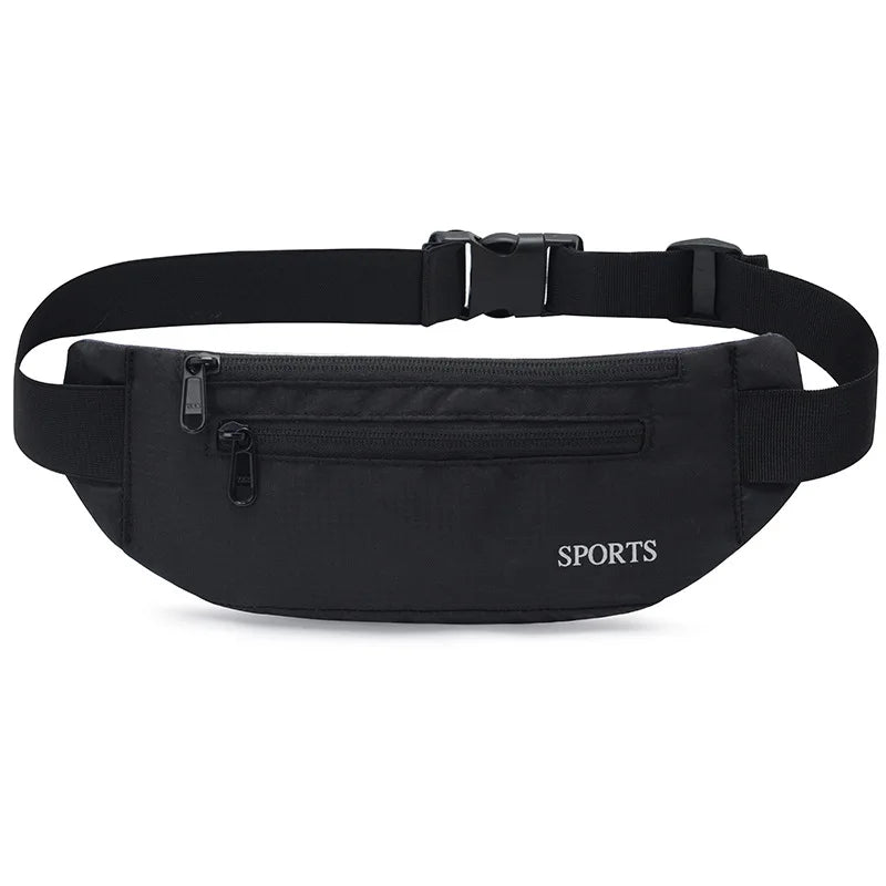 Canvas Phone Bag Fitness Waist Pack High Capacity