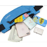 Canvas Phone Bag Fitness Waist Pack High Capacity