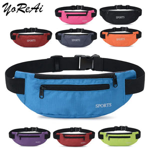 Canvas Phone Bag Fitness Waist Pack High Capacity