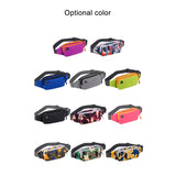 Camouflage Waist Bag with Earphone Hole for Men Women