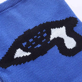 Japanese Knitting Handbags Large Capacity Jacquard Purses Shopper Bag