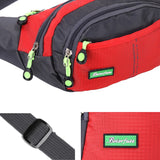 Travel Waist Bag Zipper Outdoor Sports Shoulder Bag Waterproof Adjustable
