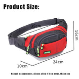 Travel Waist Bag Zipper Outdoor Sports Shoulder Bag Waterproof Adjustable