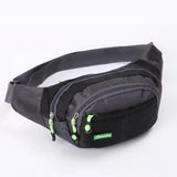 Travel Waist Bag Zipper Outdoor Sports Shoulder Bag Waterproof Adjustable