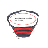 Travel Waist Bag Zipper Outdoor Sports Shoulder Bag Waterproof Adjustable