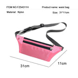 Waterproof Bum Bag Waist Fanny Pack Men Chest Belt Bags Shoulder Pack