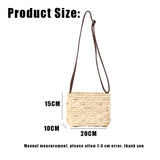Small Fresh Straw Cross Bag Hand-woven Stroage Bags