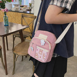 Cute Cartoon Water Repellent Shoulder Bag for Girls