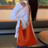 Knitted Shoulder Bag Casual Tote Female Handbag