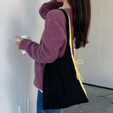 Knitted Shoulder Bag Casual Tote Female Handbag