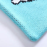 Knitting Shoulder Bag Reusable Shopping Pack Casual Tote Female Handbag