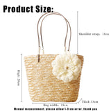 Rattan Woven Straw Beach Bag Large Capacity Totes Bohemia Style